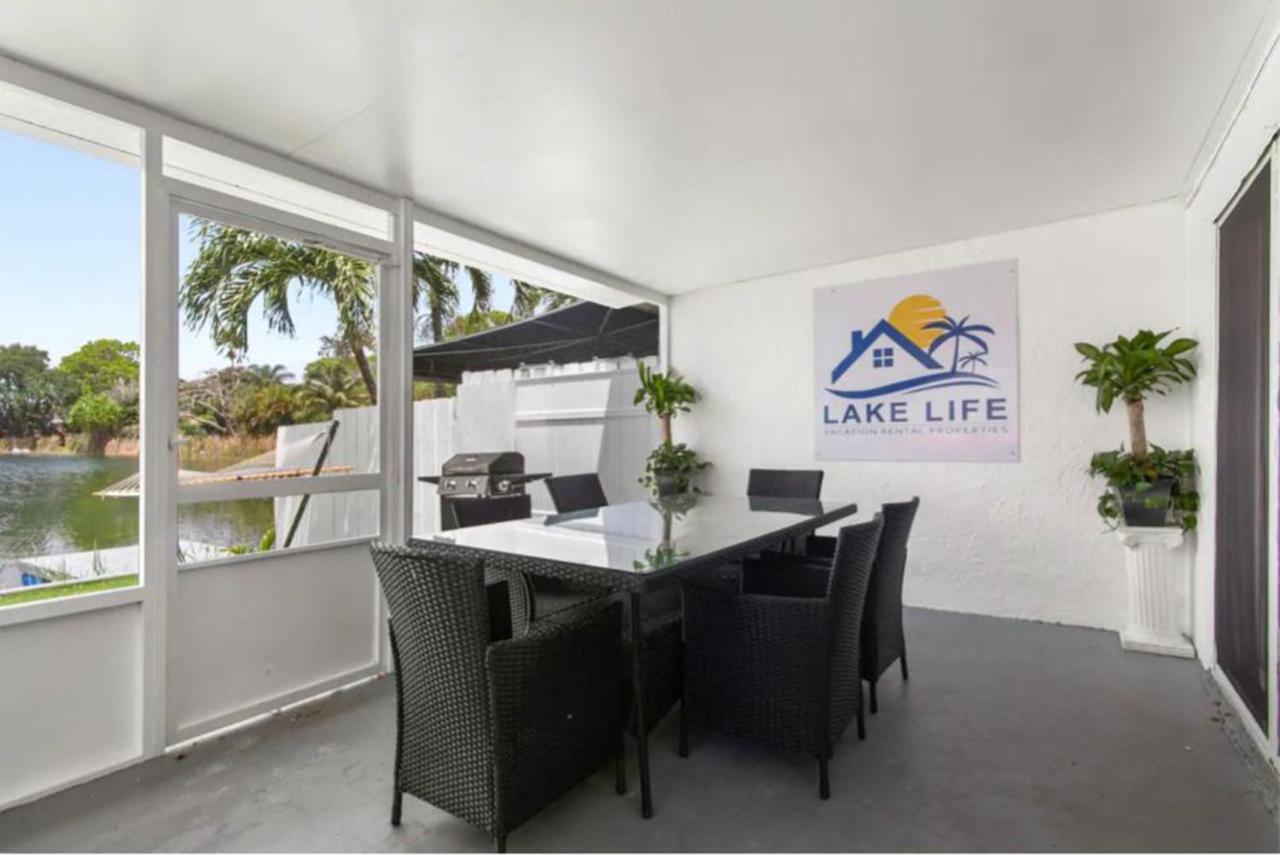 Lake Life - 3 2 Lake House Near Hardrock Casino Villa Fort Lauderdale Exterior foto